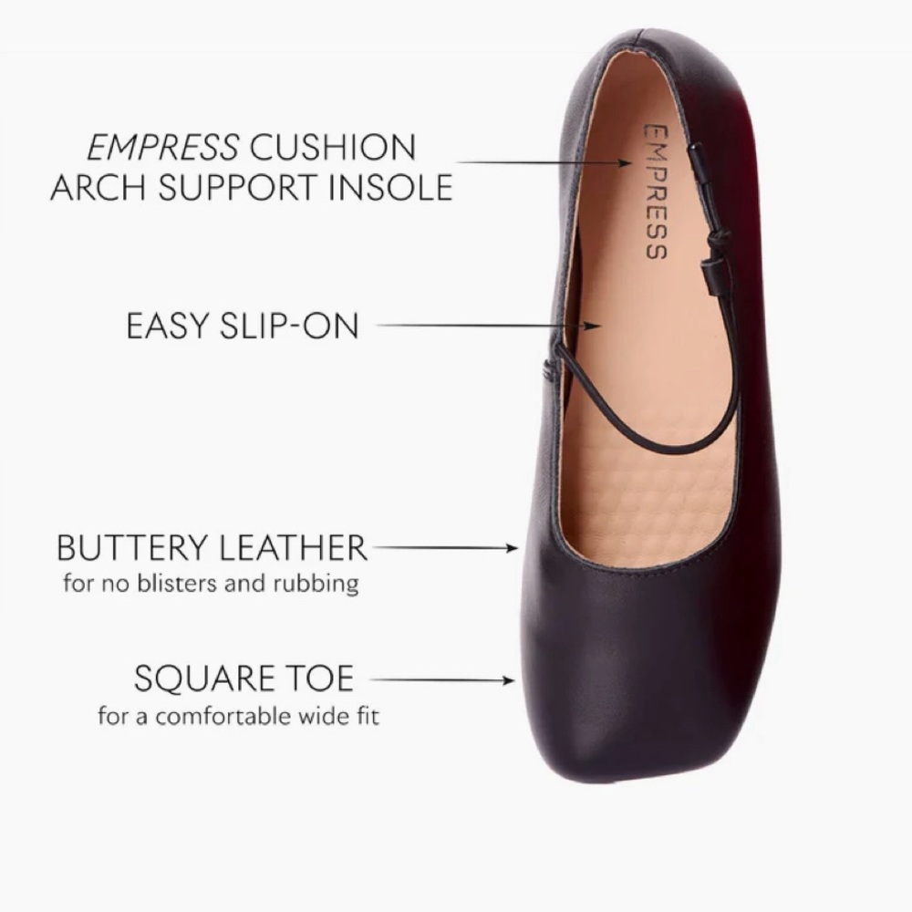 Comfortable Mary Jane Ballet Flats// US 9